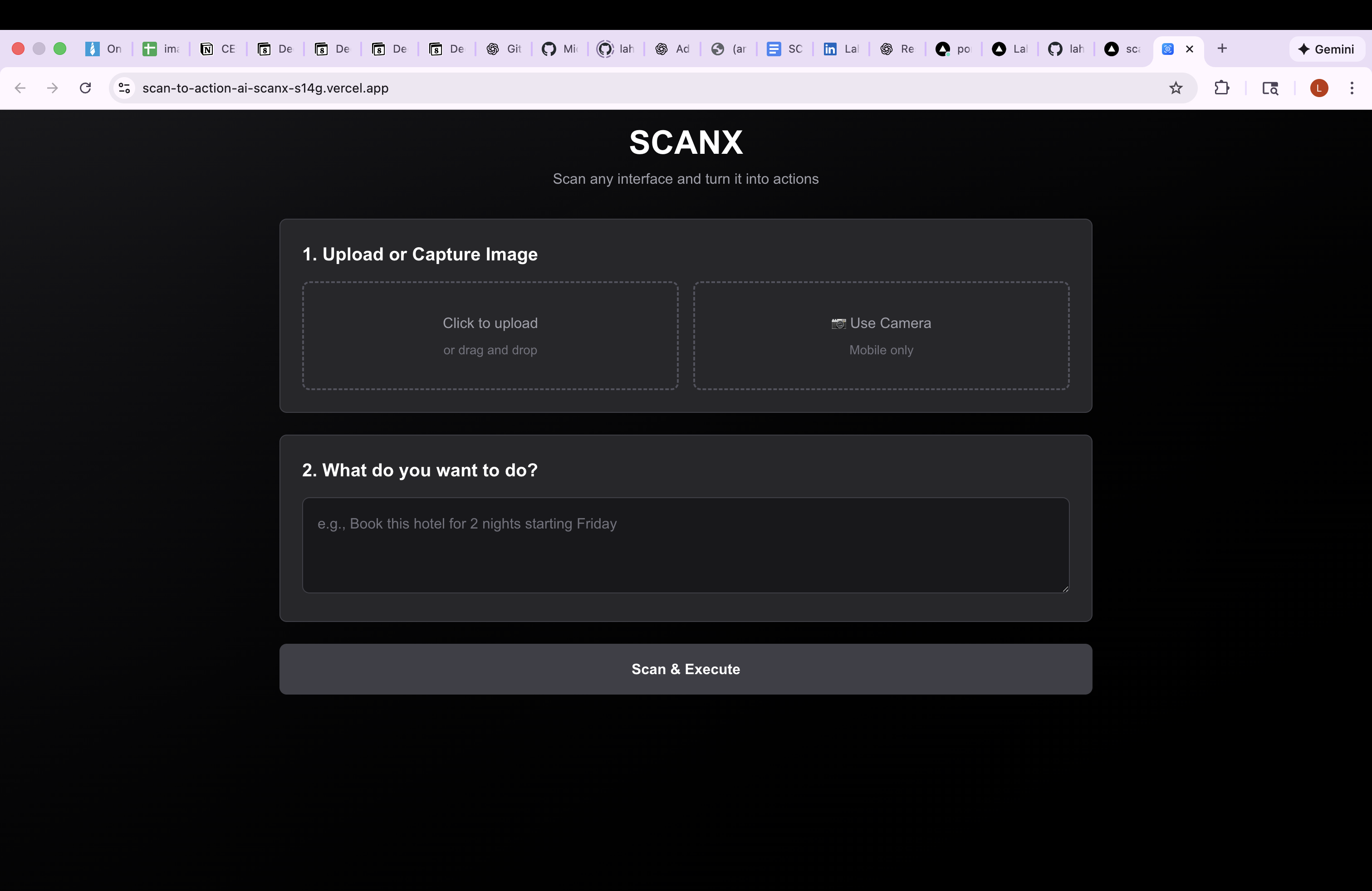 ScanX / ScanToActionAI